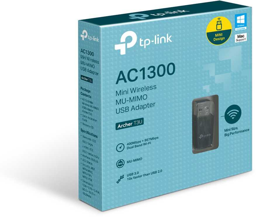 Адаптер Wi-Fi TP-Link Archer T3U