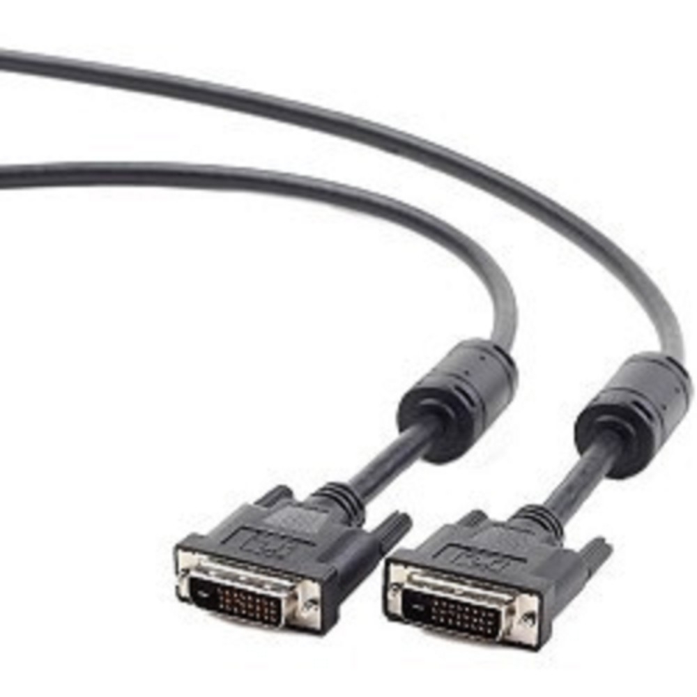 Кабель DVI-D dual link Gembird/Cablexpert , 25M/25M, 3.0м, черный, экран, феррит.кольца, пакет (CC-DVI2-BK-10)