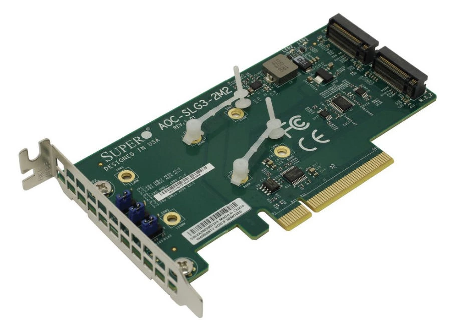 Контроллер Supermicro AOC-SLG3-8E2P-O