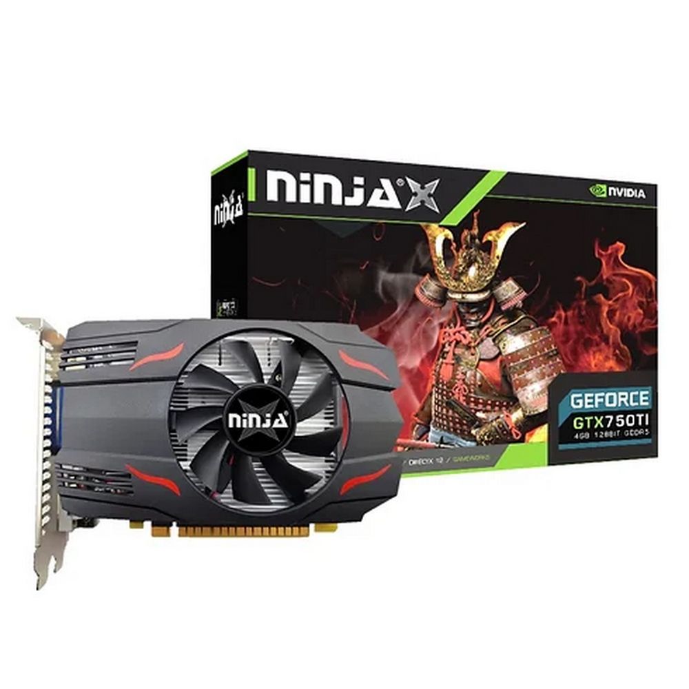 Видеокарта Ninja (Sinotex) GTX750Ti 2GB GDDR5 128bit VGA DVI HDMI 1FAN RTL