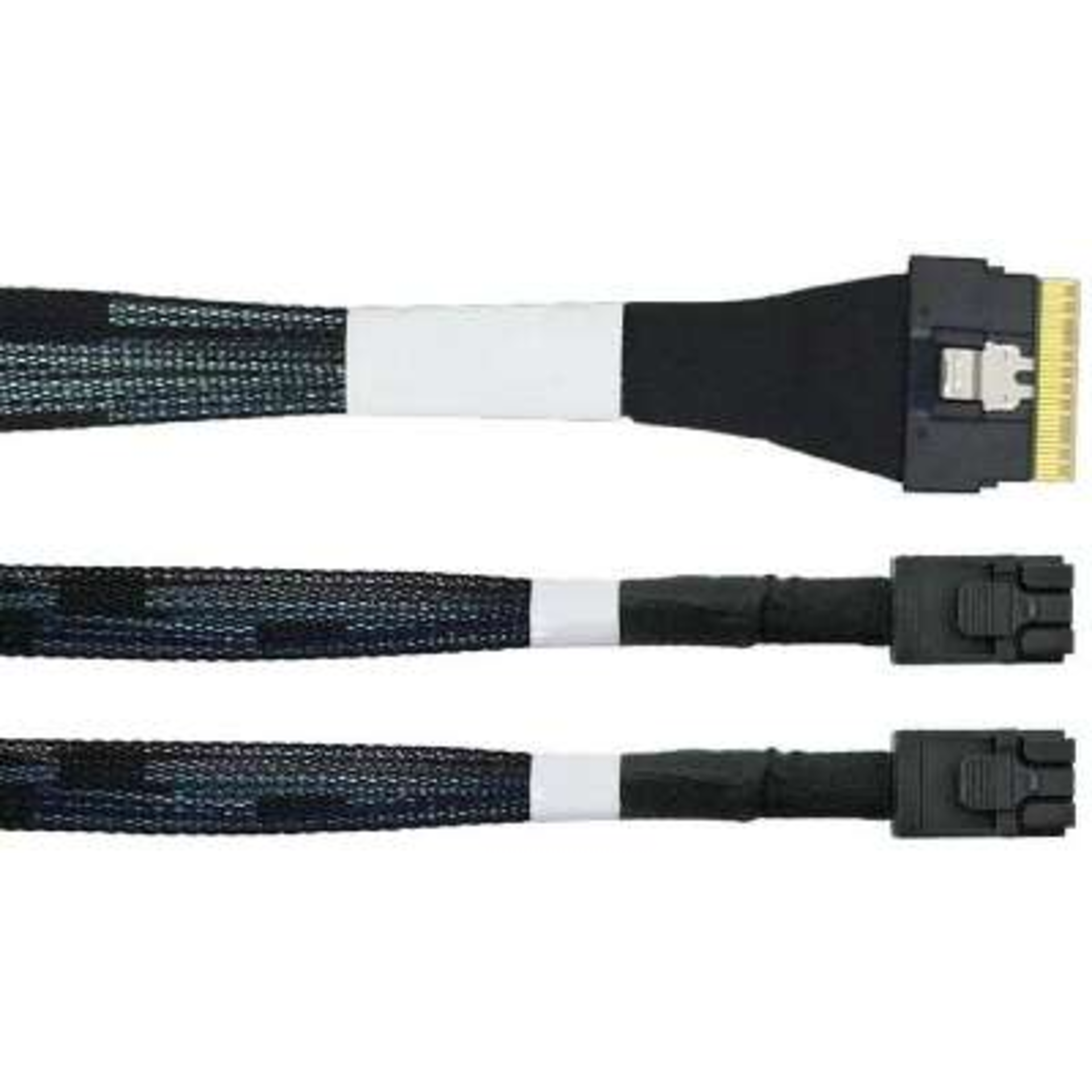 Кабель 2xHDmSAS-SlimSAS 1м, внутренний