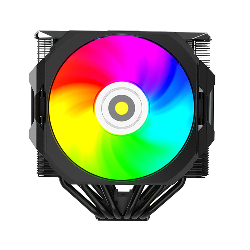 CPU COOLER i600-B, Two fans version Product size?144*121*159mm TDP?270W Soldering technology CD texture Application: Intel?LGA115X?1200?1700?1366?2011 AMD?AM4?AM5 Retail