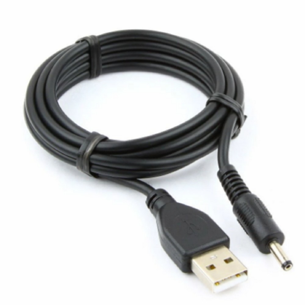 Gembird CC-USB-AMP35-6-N Кабель USB2.0 Cablexpert AM/DC 3.5мм (для хабов), медь, экран, 1.8м, черный, пакет