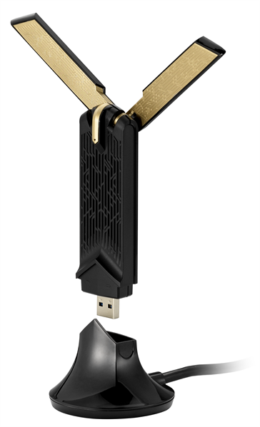 Сетевой адаптер WiFi Asus USB-AX56 AX1800 USB 3.0 (ант.внеш.несъем.)