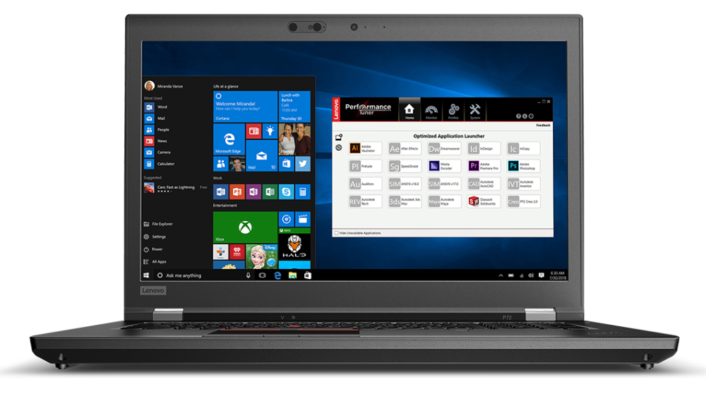 Мобильная рабочая станция Lenovo ThinkPad P72