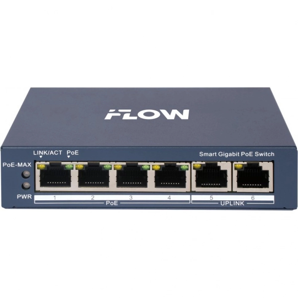 Коммутатор iFlow L2 (F-SW-EM206POE-VM)