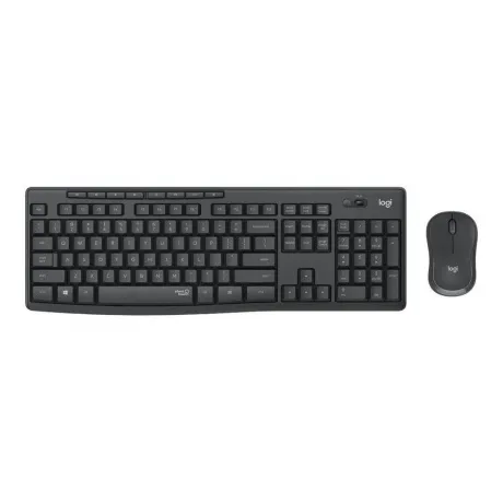 Набор клавиатура+мышь Logitech MK295 Silent Wireless Combo черный в Санкт-Петербурге