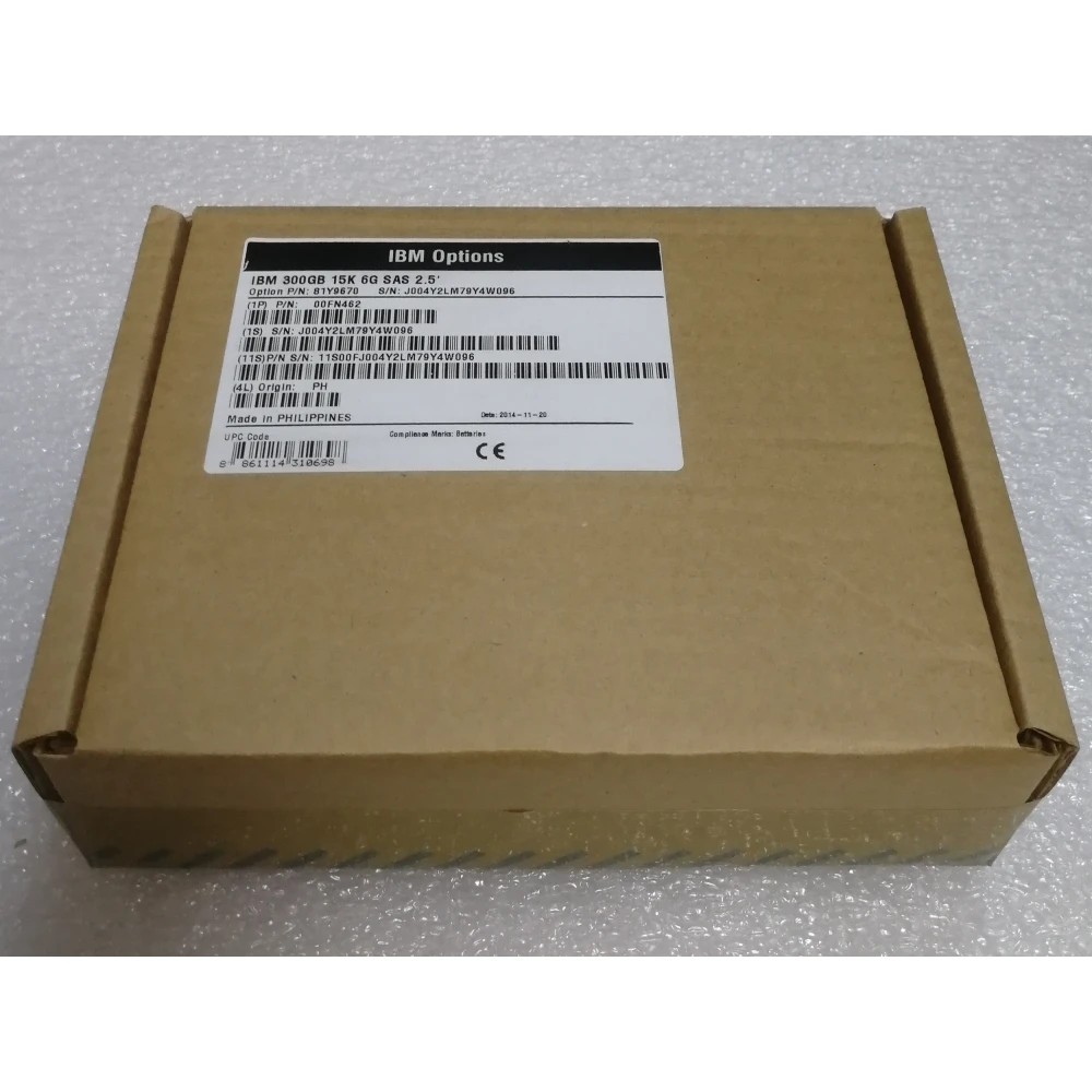 Жесткий диск IBM 81Y9670 серверный 300 ГБ 15K 6G SAS SFF 2.5 G2HS HDD 81Y9671 81Y3812 81Y9670