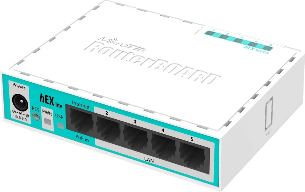 Маршрутизатор MikroTik RB750R2 белый в Санкт-Петербурге
