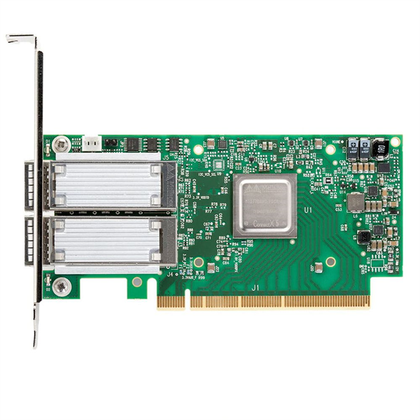 Сетевая карта Mellanox ConnectX-5 Ex EN network interface card, 100GbE dual-port QSFP28, PCIe4.0 x16, tall bracket (MCX516A-CDAT)