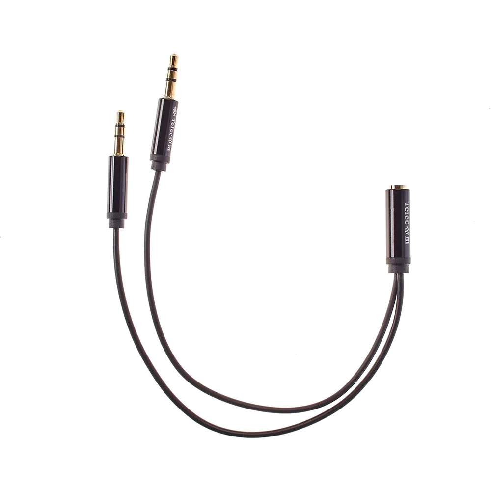 Кабель-адаптер 2*3.5ST(M)/3.5 ST(F), 0.2м, Telecom PRO <TAV205M-0.2M> VCOM Адаптер-переходник Telecom Jack 3.5 mm F/2 x Jack 3.5 mm M (TAV205M-0.2M)