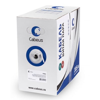 Витая пара Cabeus UTP-4P-Cat.5e-SOLID-LSZH-WH