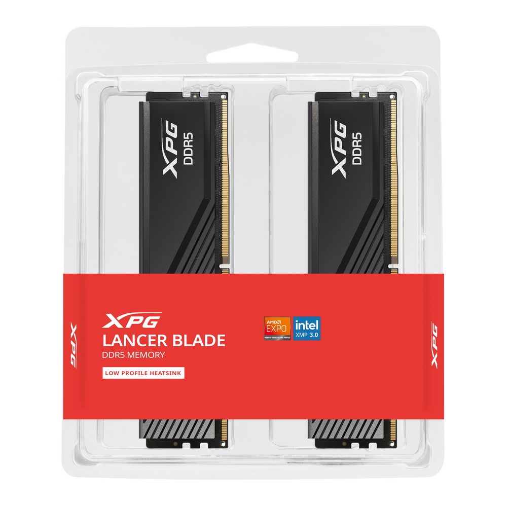 Модуль памяти XPG LANCER Blade 32GB DDR5-5600 AX5U5600C4616G-DTLABBK, CL46, 1.1V K2*16GB BLACK ADATA