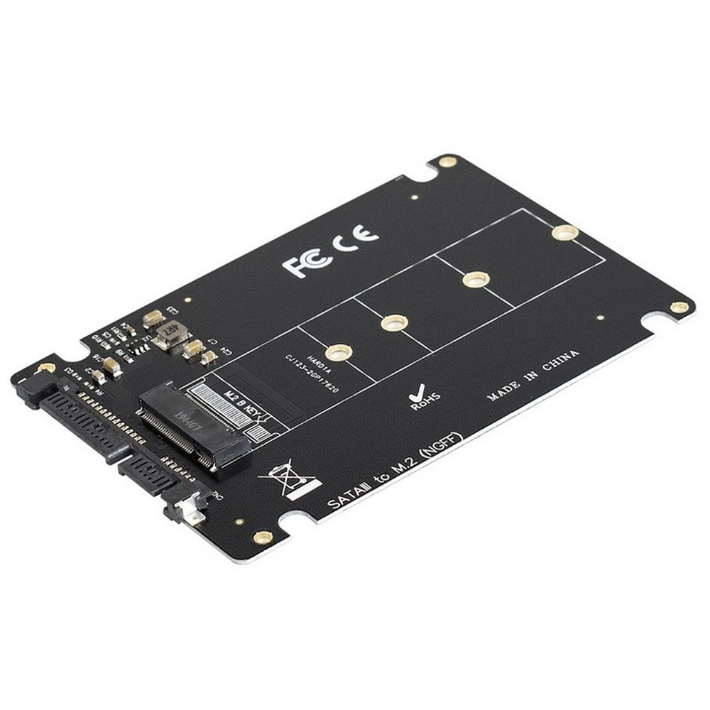 Exegate EX283708RUS Переходник EXE-527 M.2 B key -> 2.5" SATA