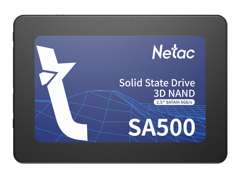 Ssd накопитель Netac SSD SA500 2.5 SATAIII 3D NAND 960GB, R/W up to 530/475MB/s, 3y wty (NT01SA500-960-S3X)