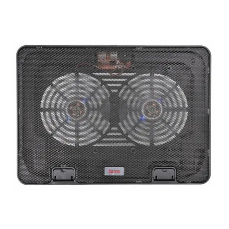 Подставка для ноутбука Buro BU-LCP156-B214H 15.6" (355x255x30мм 2xUSB 2x 140ммFAN 900г) металлическая сетка/пластик черный в Санкт-Петербурге