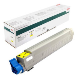 Заправка картриджа Oki 43837133, желтый, чип