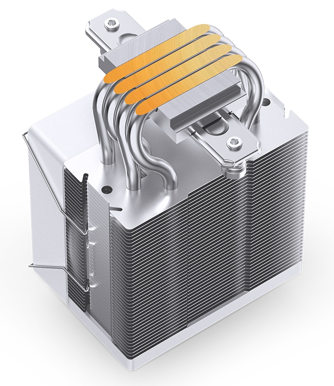 Кулер JONSBO CR-1400 EVO ARGB White LGA1700/1200/115X/AM5/AM4 TDP 180W, PWM, 92mm ARGB