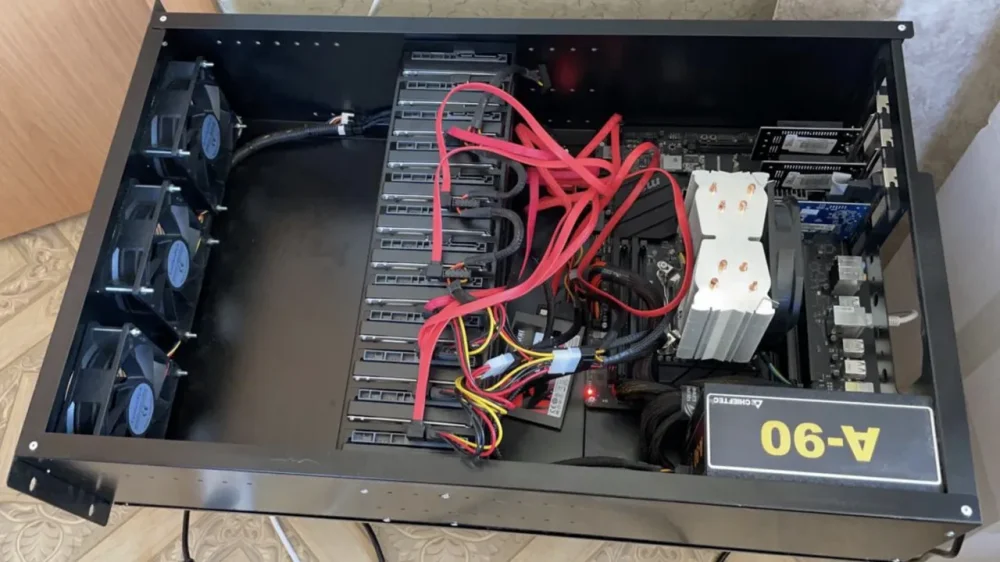 Корпус для майнинга CHIA 12 HDD