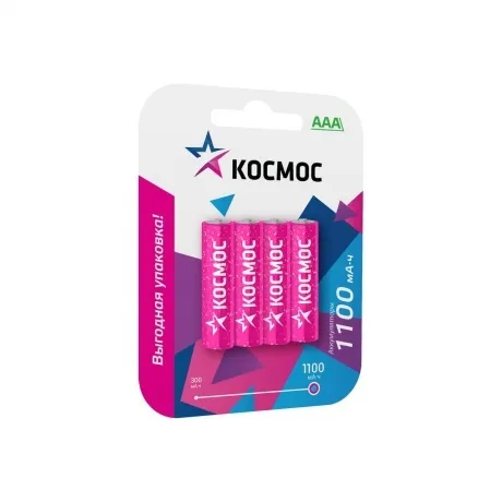 Аккумулятор КОСМОС R03 1100mAh Ni-MH 4 на блистере в Санкт-Петербурге