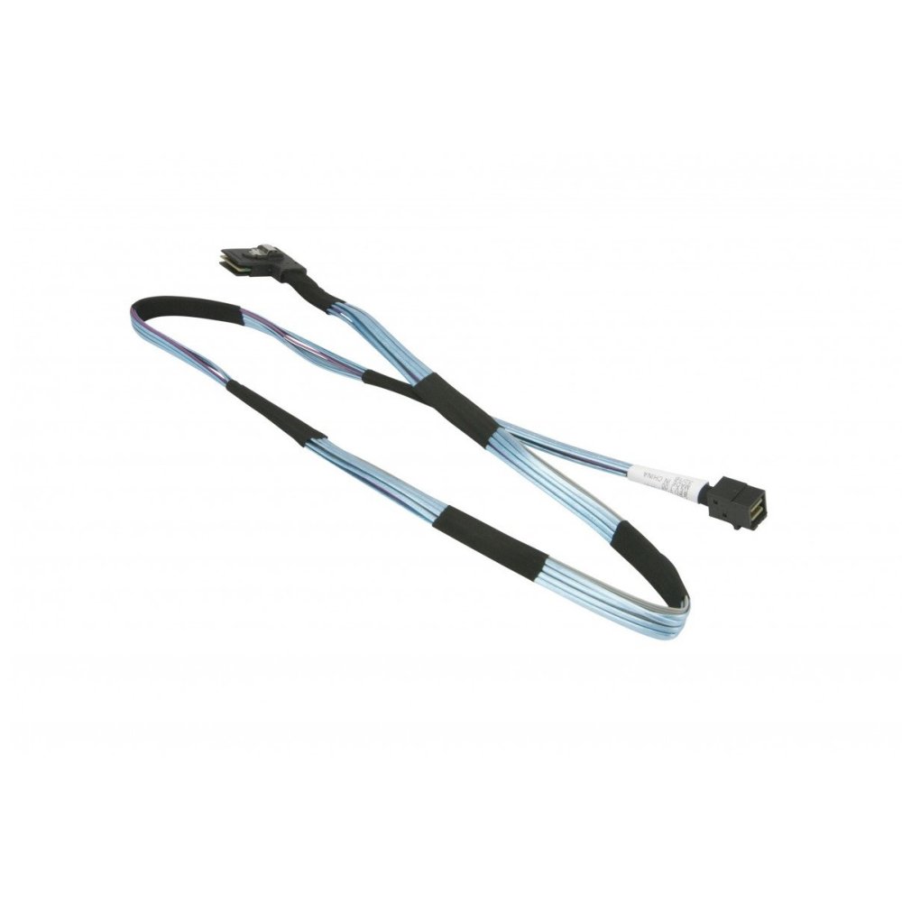 Кабель Supermicro Right Angle MiniSAS to Straight Angle MiniSAS HD 85cm Cable [CBL-SAST-0701]