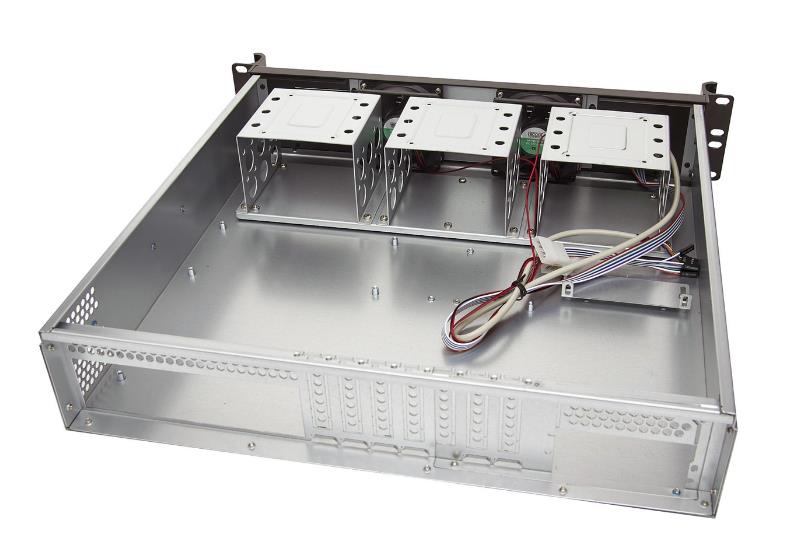 Exegate EX279419RUS Серверный корпус Exegate Pro 2U420-06 <RM 19", высота 2U, глубина 420, без БП, USB>