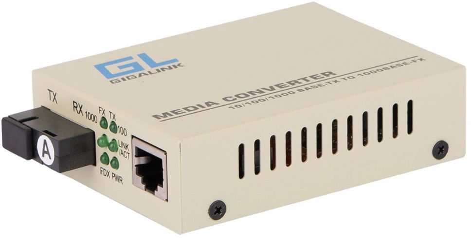 Медиаконвертер Gigalink GL-MC-UTPF-SC1G-18SM-1310