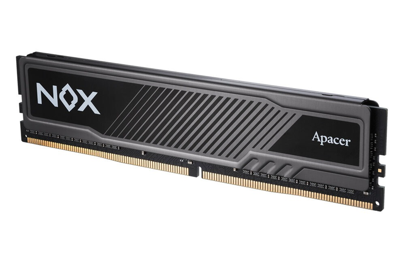 Оперативная память Apacer DDR4 32GB 3200MHz UDIMM NOX Black Gaming Memory (PC4-25600) CL16 1.35V Intel XMP 2.0, Heat Sink (Retail) 2048*8 3 years (AH4U32G32C282MBAA-1) (AH4U32G32C282MBAA-1)