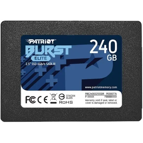 Накопитель SSD Patriot SATA2.5" 240GB BURST ELITE PBE240GS25SSDR в Санкт-Петербурге