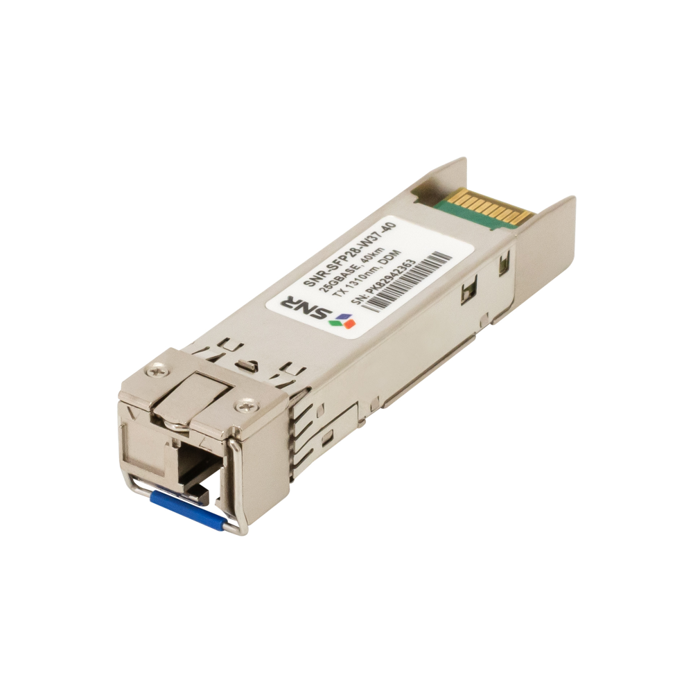 Модуль SFP28 WDM, 25GBASE, разъем LC, дальность до 40км, 1310нм