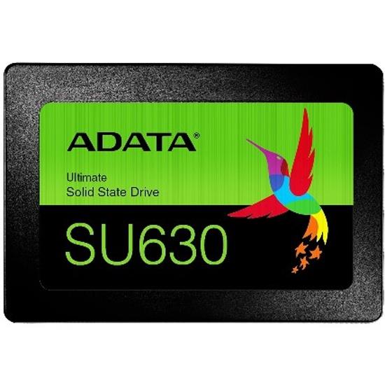 SSD ADATA SU630 240Гб Наличие SATA 3.0 3D NAND Скорость записи 450 Мб/сек. Скорость чтения 520 Мб/сек. 2,5" TBW 50 Тб ASU630SS-240GQ-R