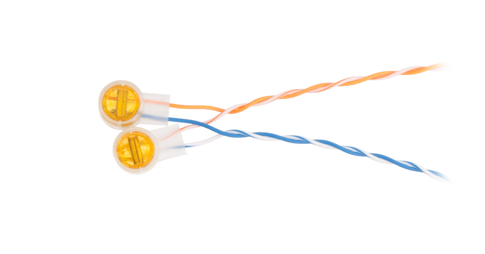 Соединитель, 100 шт., желтый Netlan Скотчлок UY2 (EC-SL-UY2-YL-100)