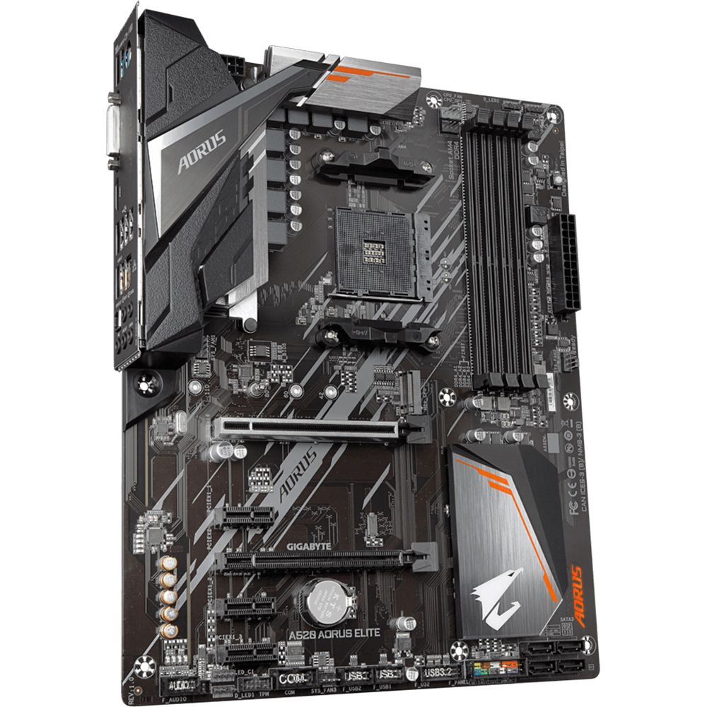 Материнская плата Gigabyte A520 AORUS ELITE Soc-AM4 AMD A520 4xDDR4 ATX AC`97 8ch(7.1) GbLAN RAID+DVI+HDMI
