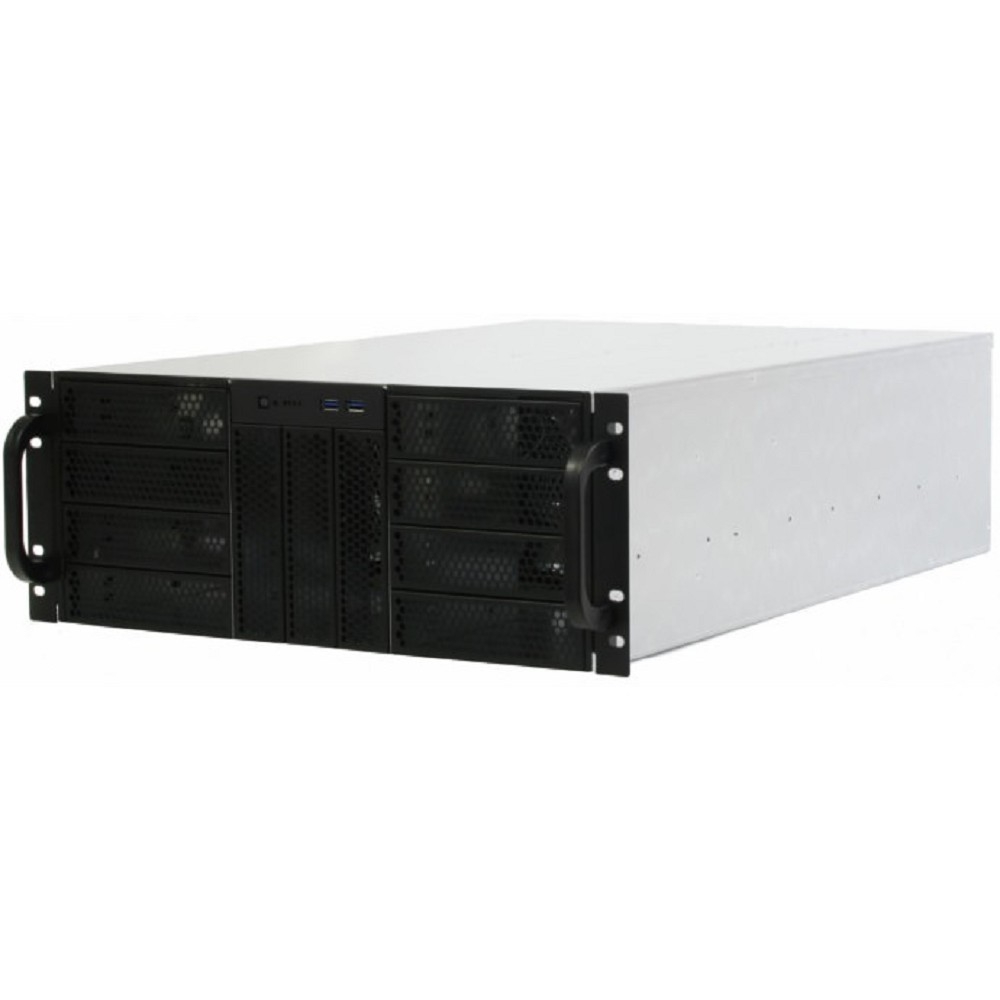 Procase RE411-D11H0-A-45 Корпус 4U server case,11x5.25+0HDD,черный,без блока питания,глубина 450мм,MB ATX 12"x9,6" [ RE411-D11H0-A-45]