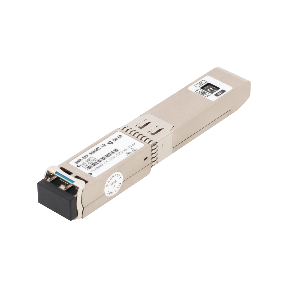 Интеллектуальный SFP модуль, оптический, дальность до 20км, LC, 1310нм