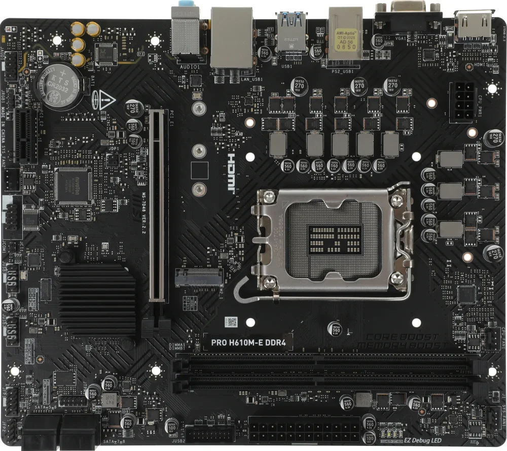 Материнская плата MSI PRO H610M-E DDR4 в Санкт-Петербурге