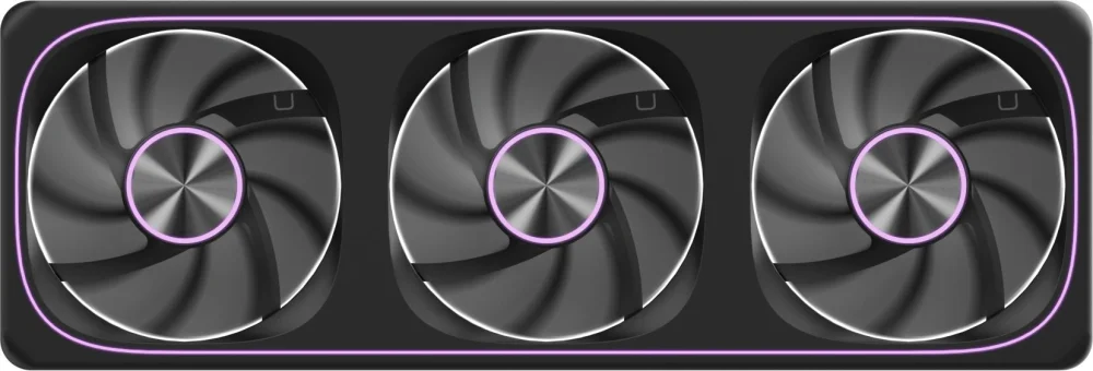 Вентилятор для корпуса Formula Air Fusion 3 BK ARGB 360х120x28 черный 4-pin 34.95дБ Ret