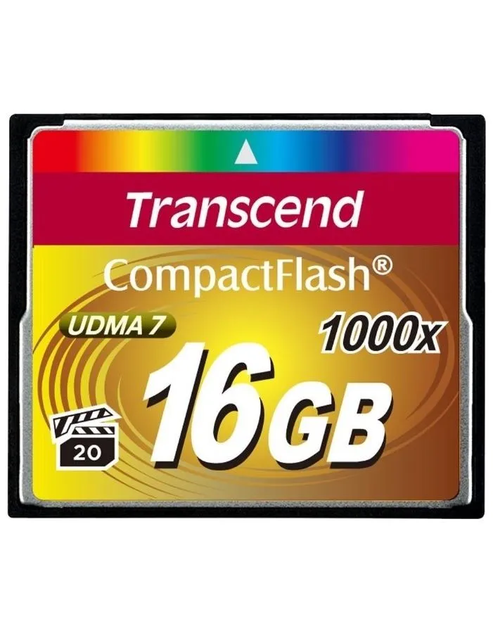 Карта Памяти CF 16Gb Transcend 1000X (160/120 Mb/s) в Санкт-Петербурге