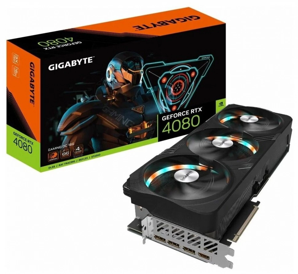 Видеокарта Gigabyte RTX4080 GAMING (GV-N4080GAMING OC-16GD)