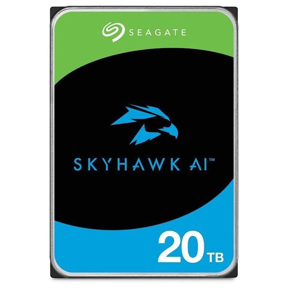 Жесткий диск Seagate ST20000VE002 SkyHawk AI 20TB, 3.5", 7200rpm, SATA3, 256MB, для видеоданных