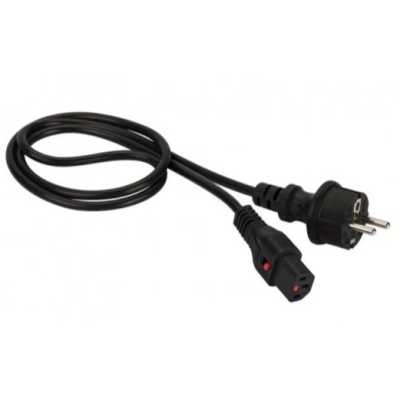 Кабель питания Lanmaster LAN-PP13L/SH-0.5-BK