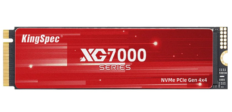 Твёрдотельный накопитель KingSpec M.2 NVMe 4.0 512GB (XG7000-512 2280) (XG7000-512 2280)