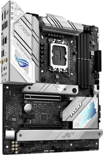 Материнская плата ASUS ROG STRIX B760-A GAMING WIFI, LGA1700, B760, 4*DDR5, HDMI+DP, 4xSATA3 + RAID, M2, Audio, Gb LAN, USB 3.2, USB 2.0, ATX; 90MB1EP0-M0EAY0 (ROG STRIX B760-A GAMING WIFI)