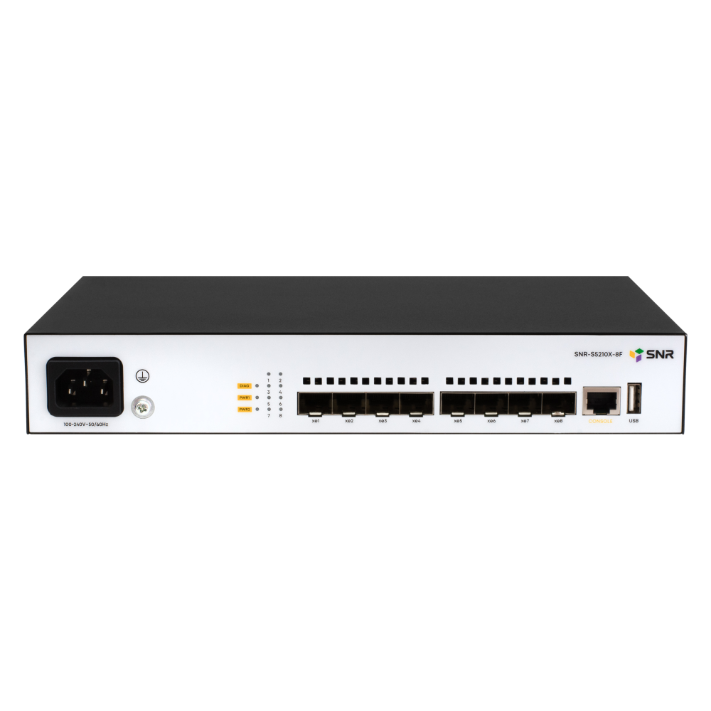 Управляемый коммутатор уровня 2+ SNR-S5210X-8F-DC