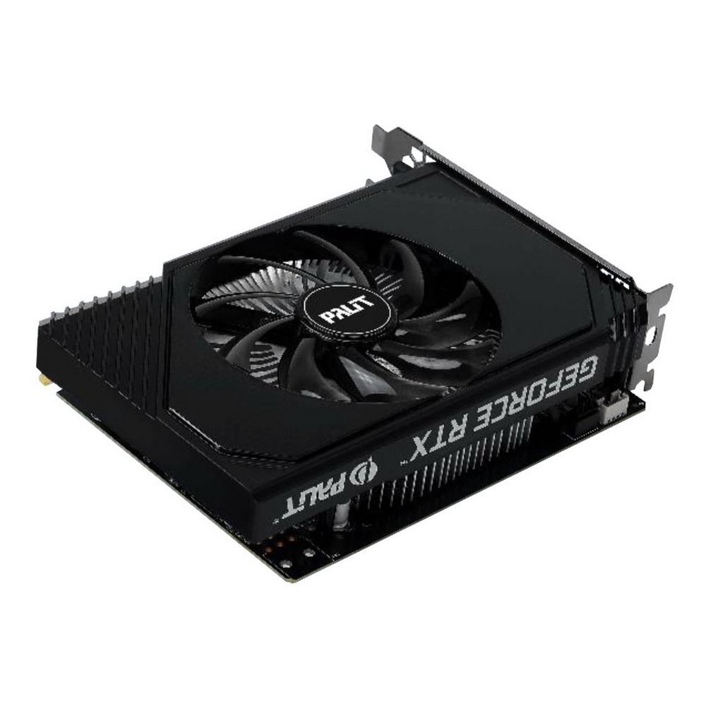 Видеокарта Palit PCI-E 4.0 RTX3050 STORMX NVIDIA GeForce RTX 3050 6Gb 96bit GDDR6 1042/14000 DVIx1 HDMIx1 DPx1 HDCP Ret