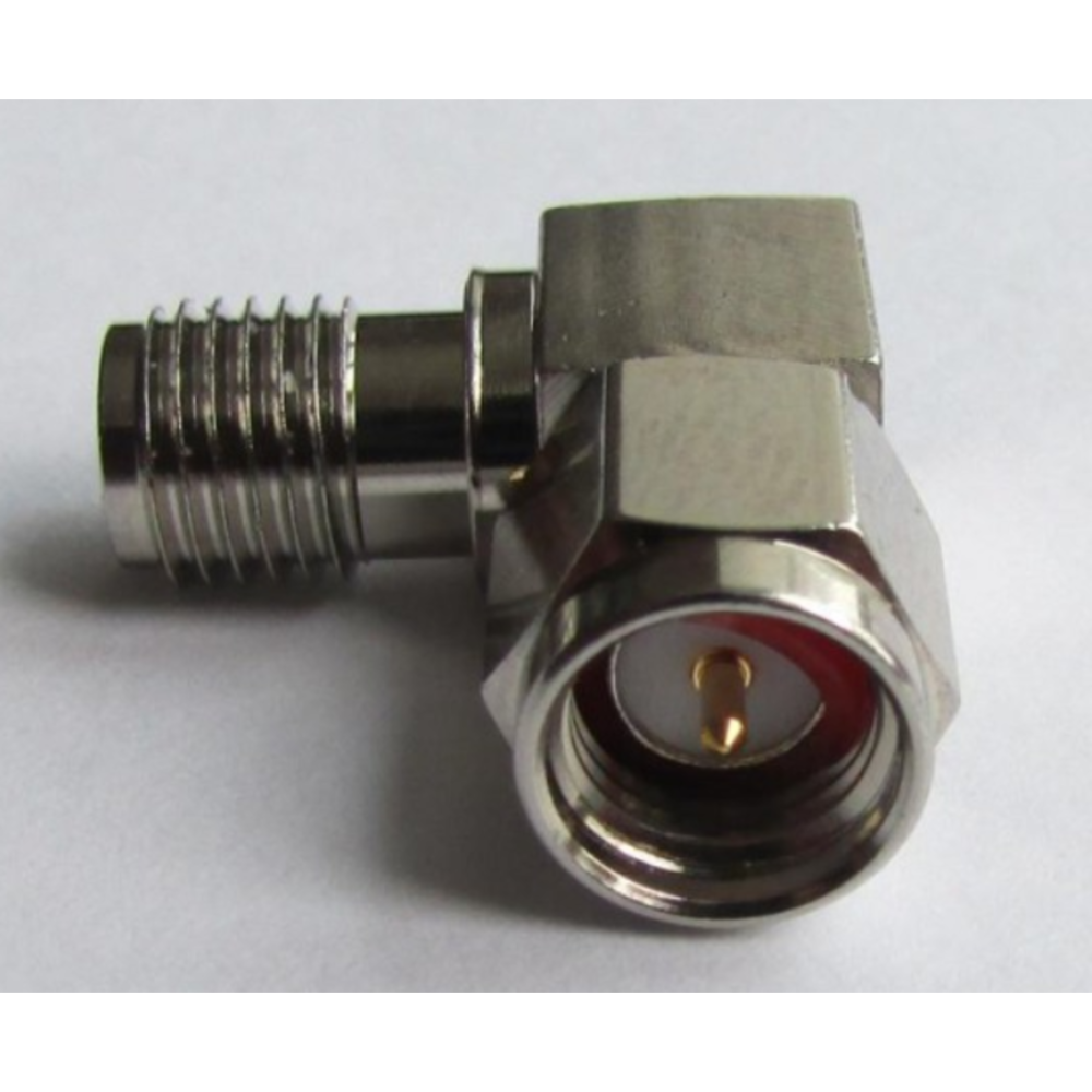 ВЧ переходник угловой S-412 (SMA-male -SMA-female)