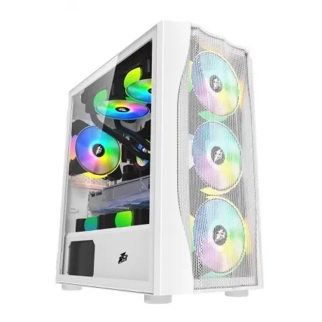 Корпус 1stPlayer Firebase X3-M White (X3-M-WH-4F1-W) в Санкт-Петербурге