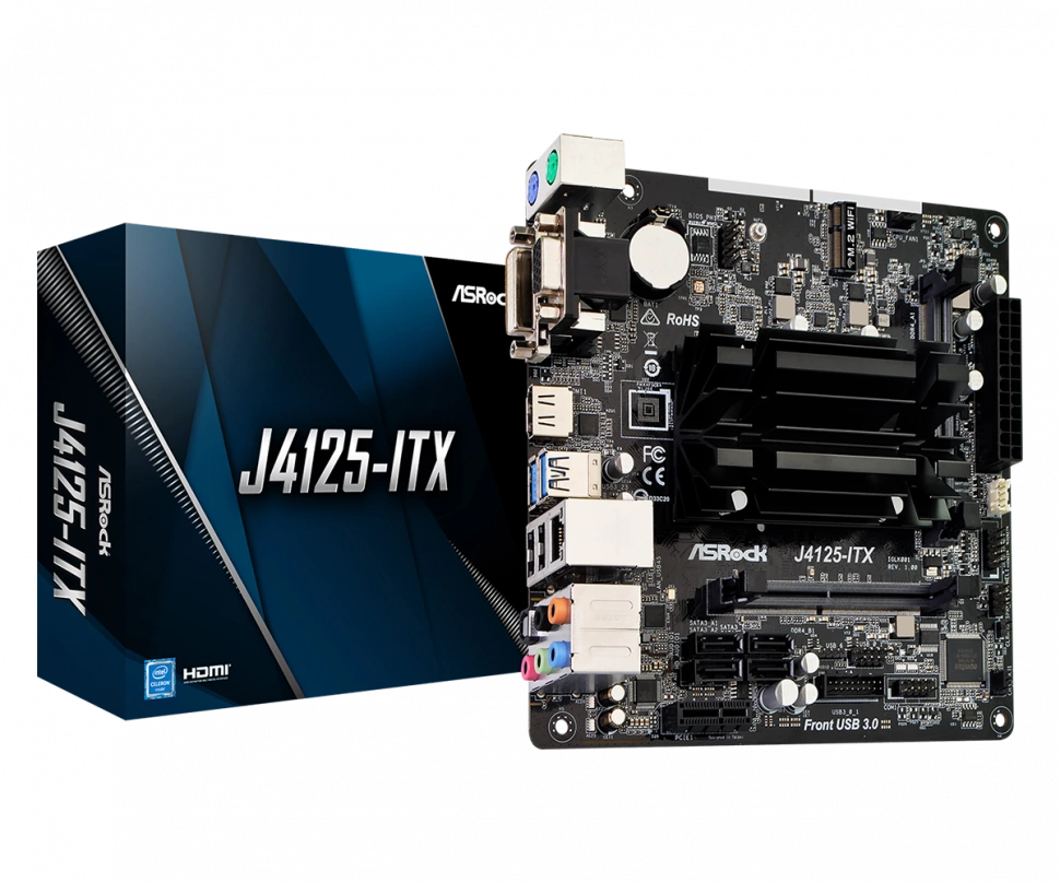 Материнская плата Asrock J4125-ITX