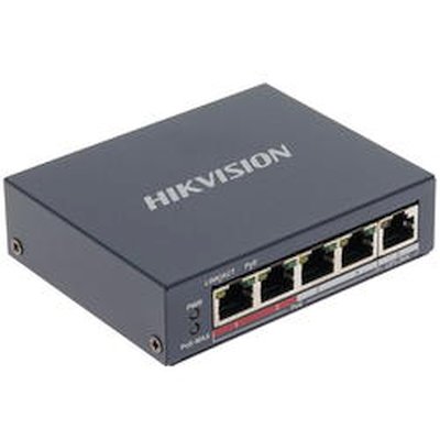 Коммутатор HikVision DS-3E0105P-E-B