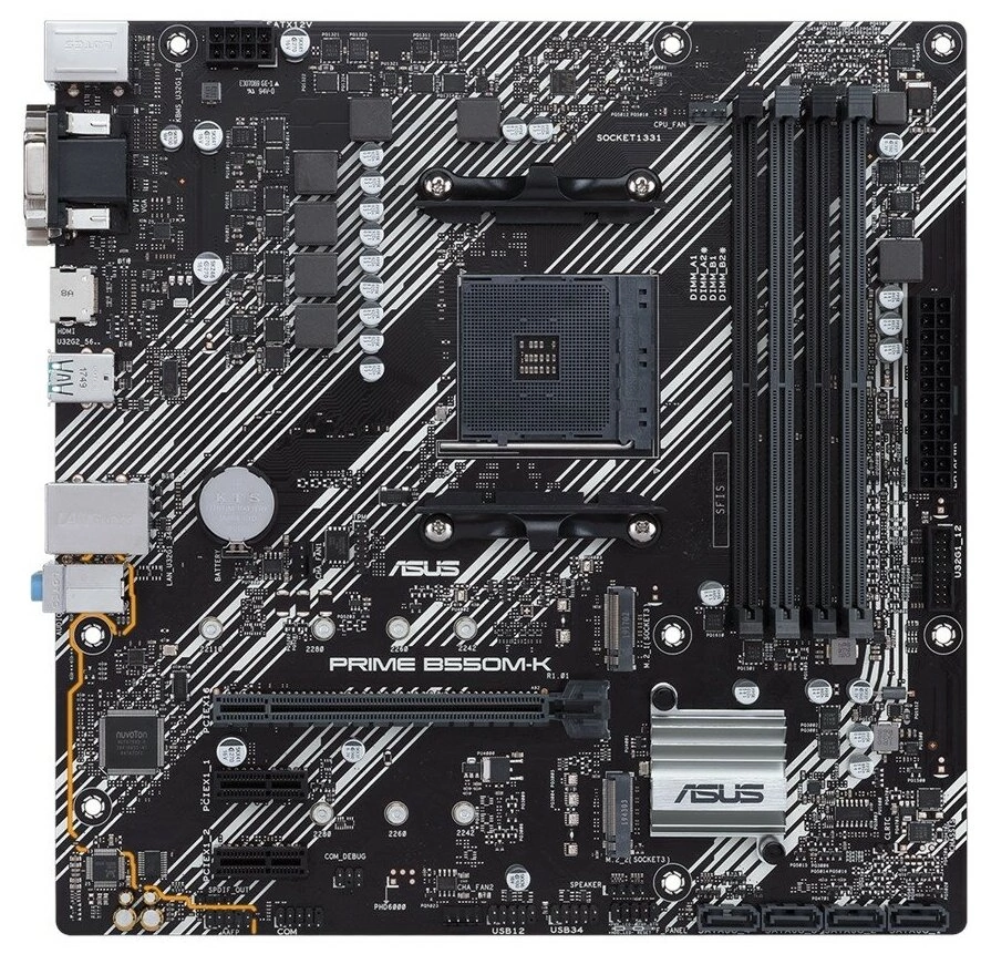 Материнская плата Asus PRIME B550M-K ARGB (90MB1GC0-M0EAY0)